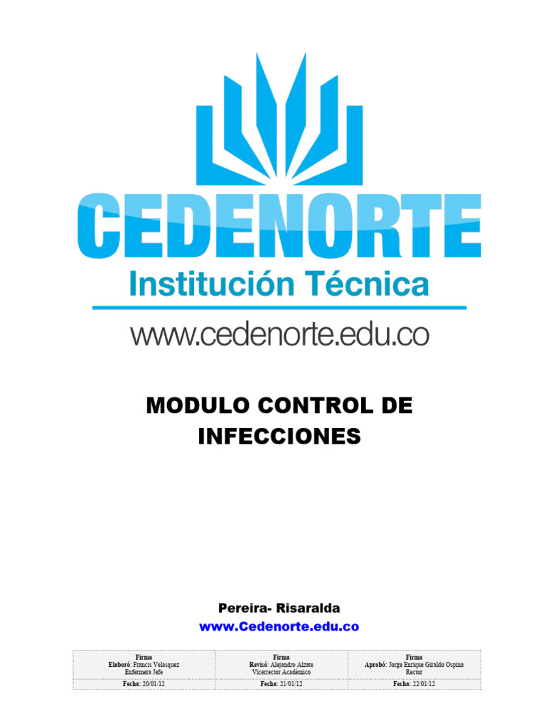 Modulo Control De Infecciones 2018 Pdf Cicatrización De La Herida