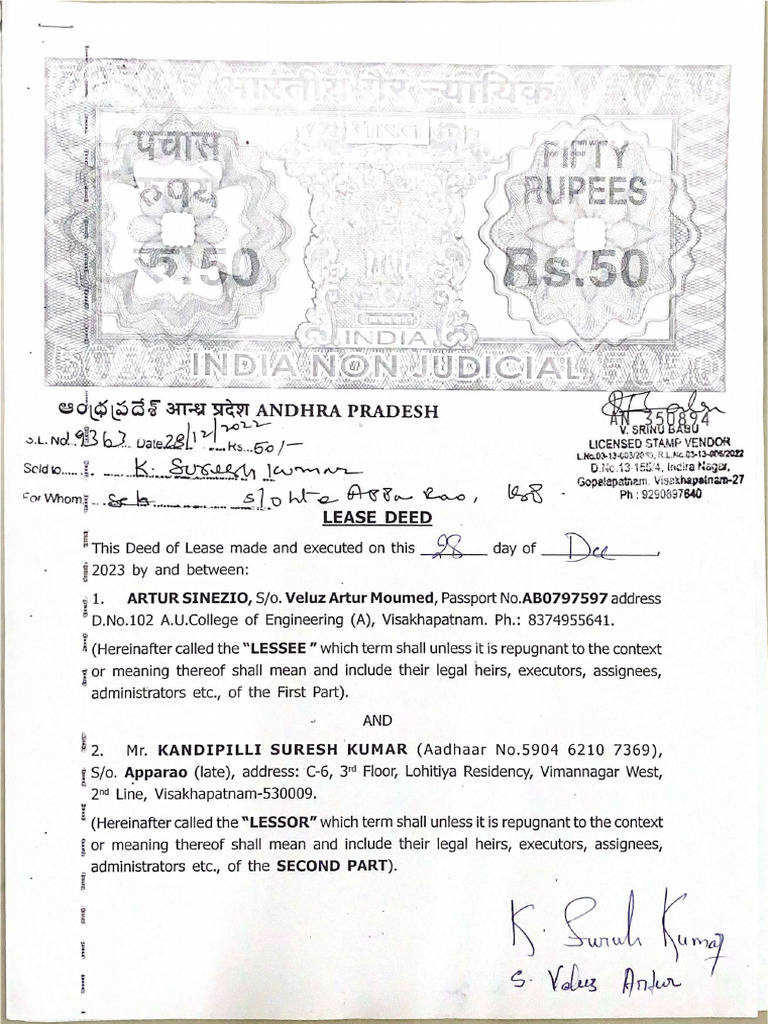 Rental agreement compressed pdf