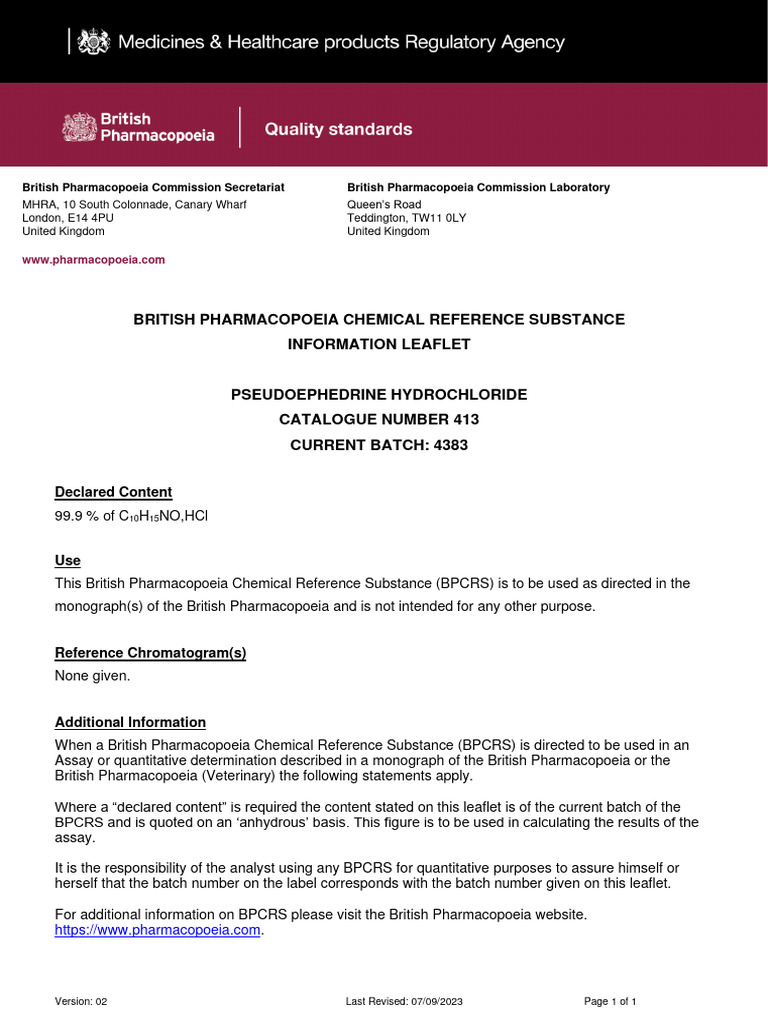BPCRS-Leaflet Cat-413 BPCRS4383 2 | PDF | Science & Mathematics