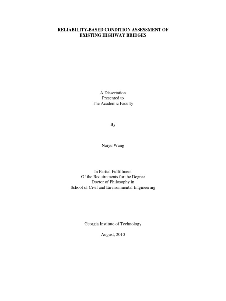 Reliability-Based Condition Assessment of Existing Highway Bridges ...
