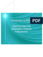 Descriptive Analysis - Ferquencies
