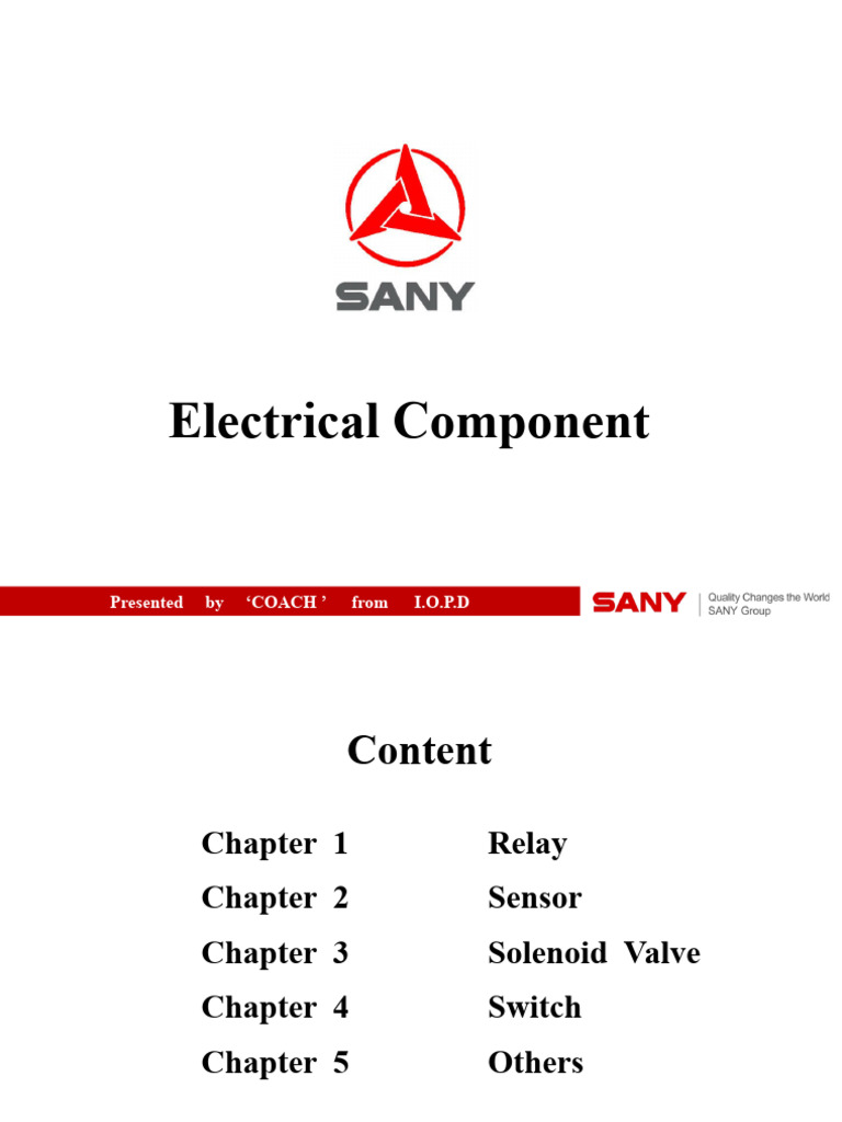 Electrical Components Overview | PDF | Relay | Switch