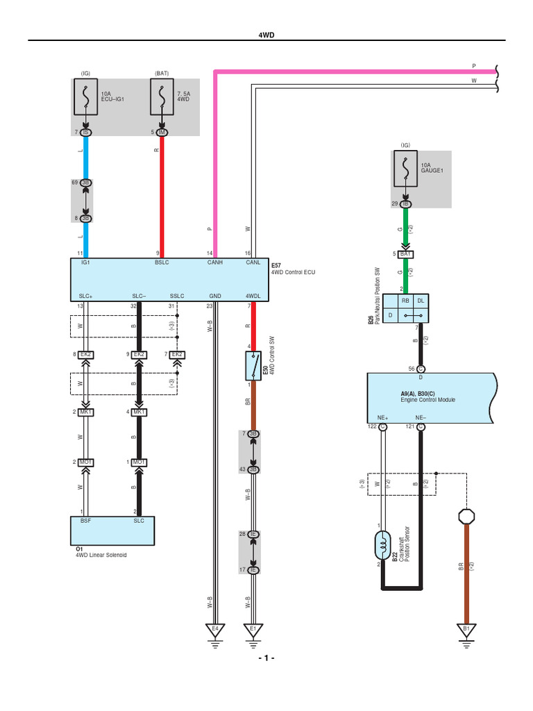 Toyota Rav4 2008 Electrical Wiring Diagrams | PDF | Vehicle Technology