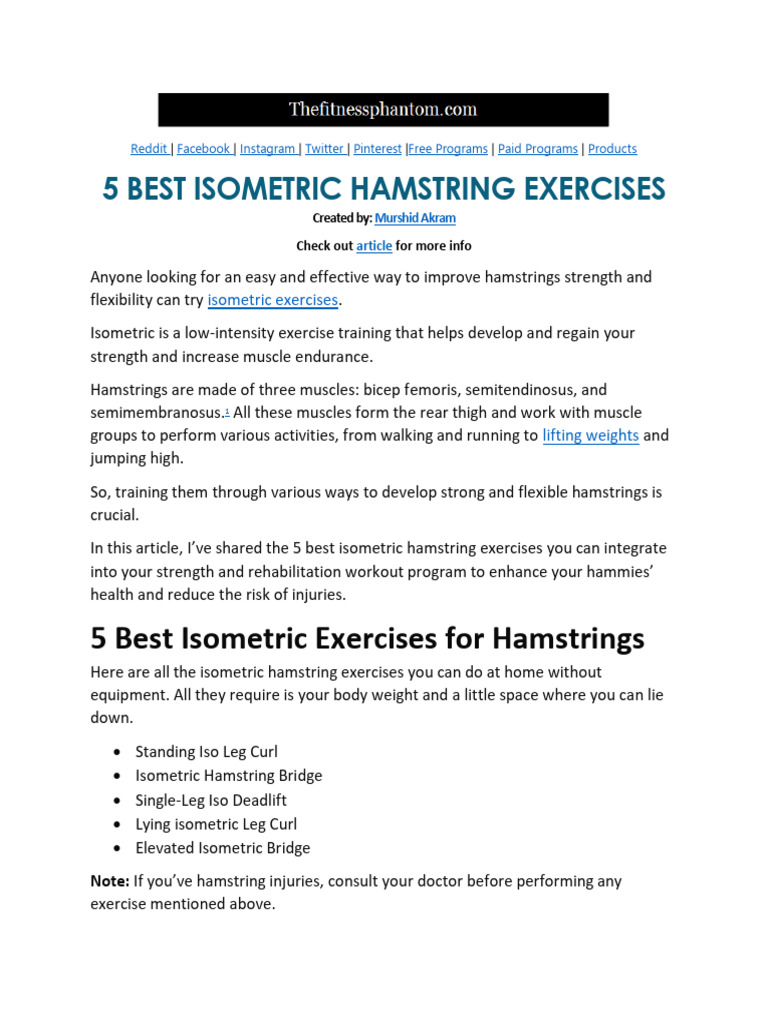 Isometric-Strengthening-Exercises-for-Hamstrings | Download Free PDF ...