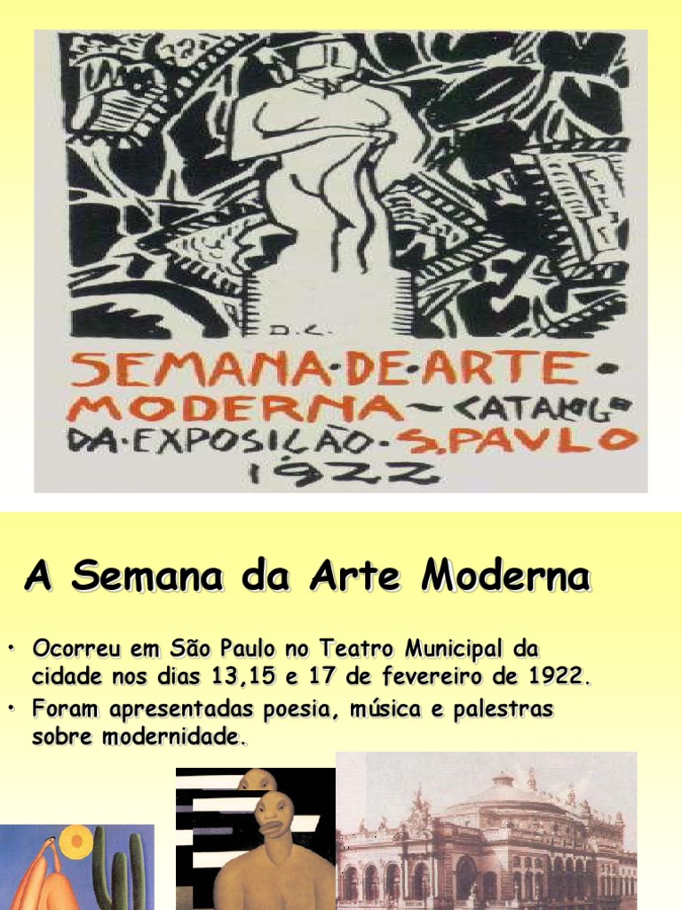 A Semana Da Arte Moderna | PDF | Movimentos artísticos | Artes (geral)
