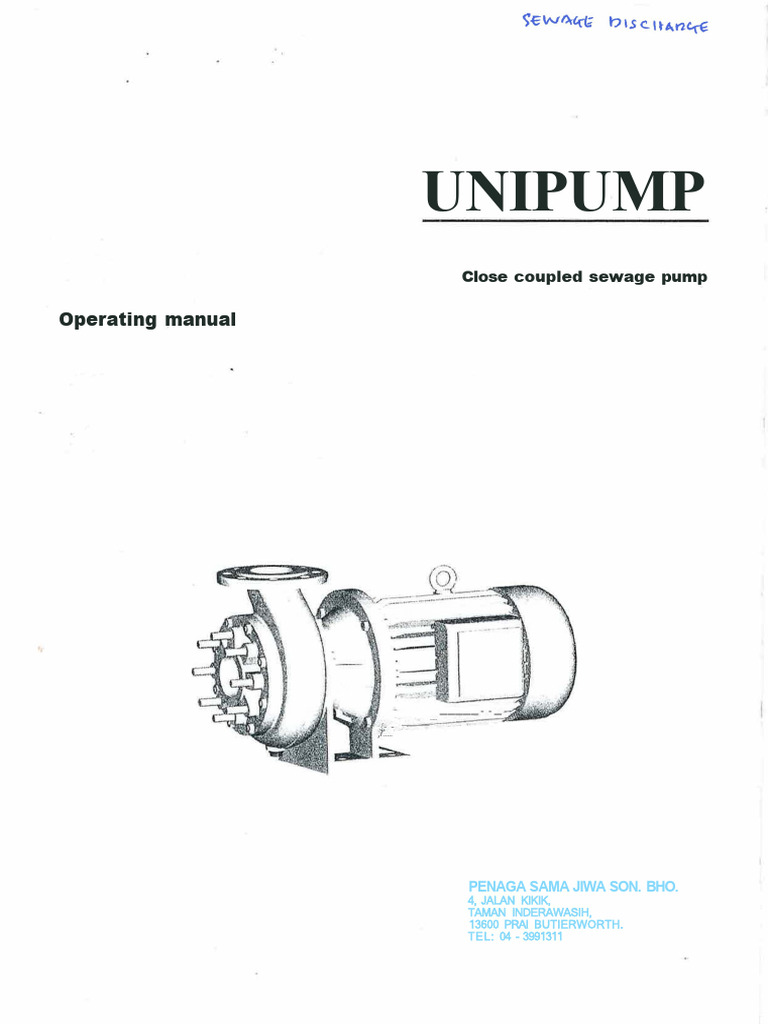 Unipump Operating Manual Overview | PDF | Pump | Pipe (Fluid Conveyance)