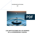 Las Instituciones en Los Bordes de La Modern Id Ad Liquida