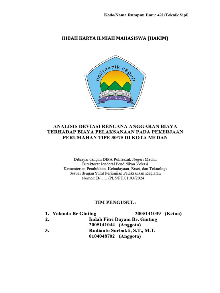 Analisis Deviasi RAB dan RAP Konstruksi | PDF