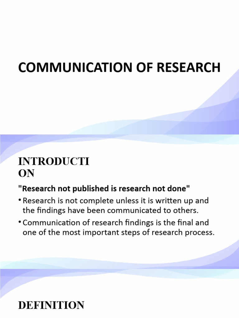 Effective Research Communication Guide | PDF | Thesis | Statistics