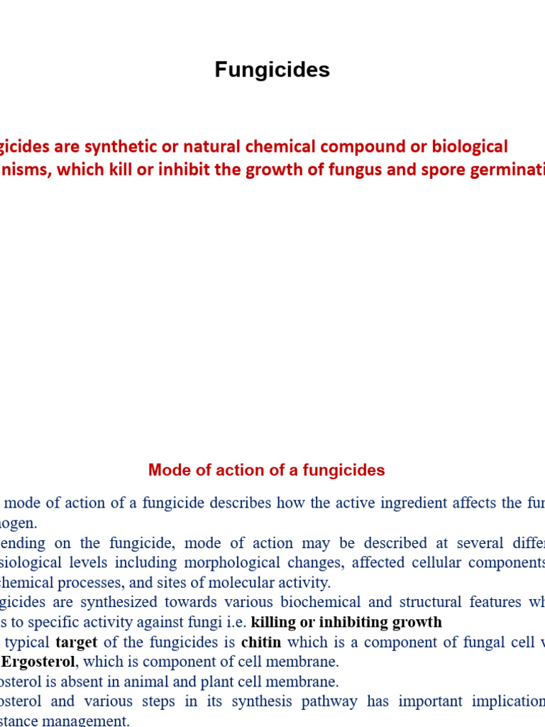 Fungicide Modes Of Action Pdf Fungicide Bacteria