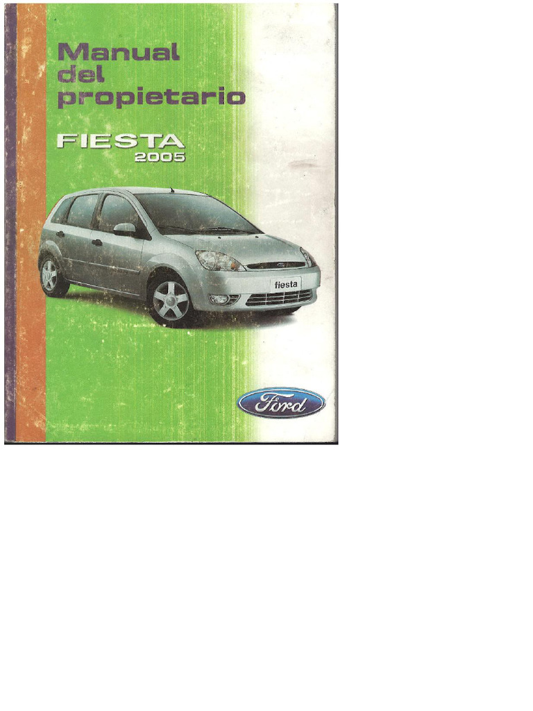 FORD FIESTA 2004 MANUAL FREE DOWNLOAD visual data 7