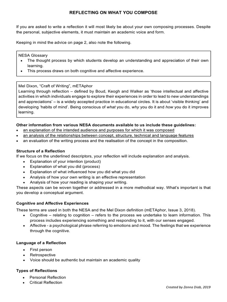 Reflecting on Composing Processes | PDF | Thought | Mind