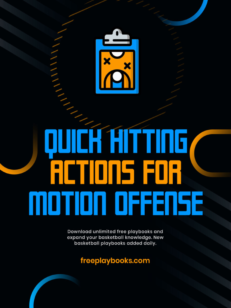 Quick Actions for Motion Offense | PDF | Ball Games | Team Sports