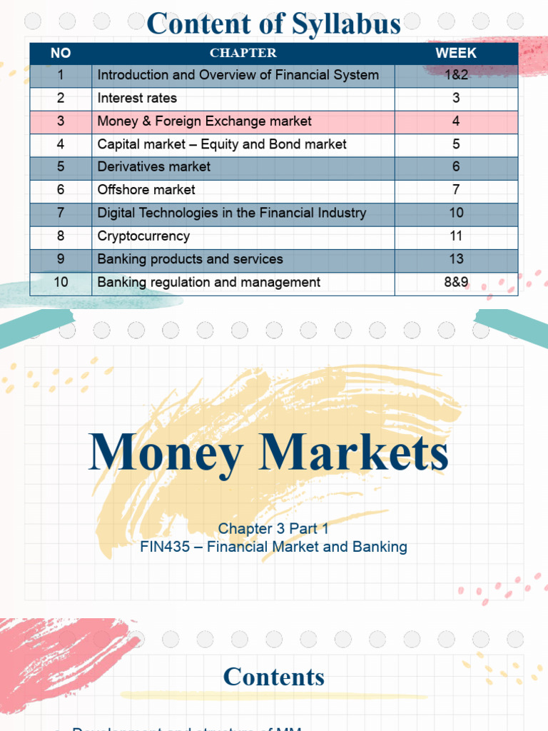 Chapter 3 Part 1 Money And Foreign Exchange Market Pdf Money