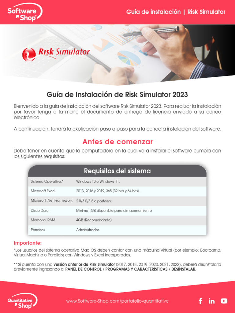 Guía Instalación Risk Simulator (RS) 2023 Cloud | PDF | Microsoft ...