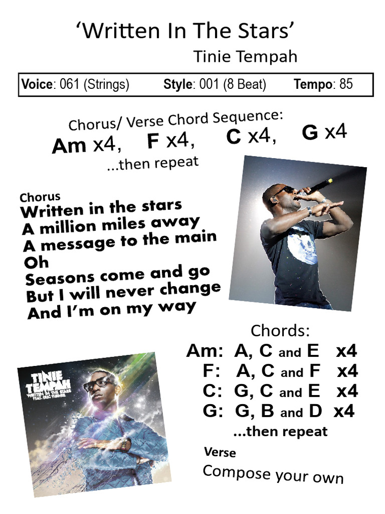 tinie-tempah-written-in-the-stars-chords-pdf