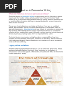 Comprehensive List of Persuasive Techniques | PDF | Emotions | Argument