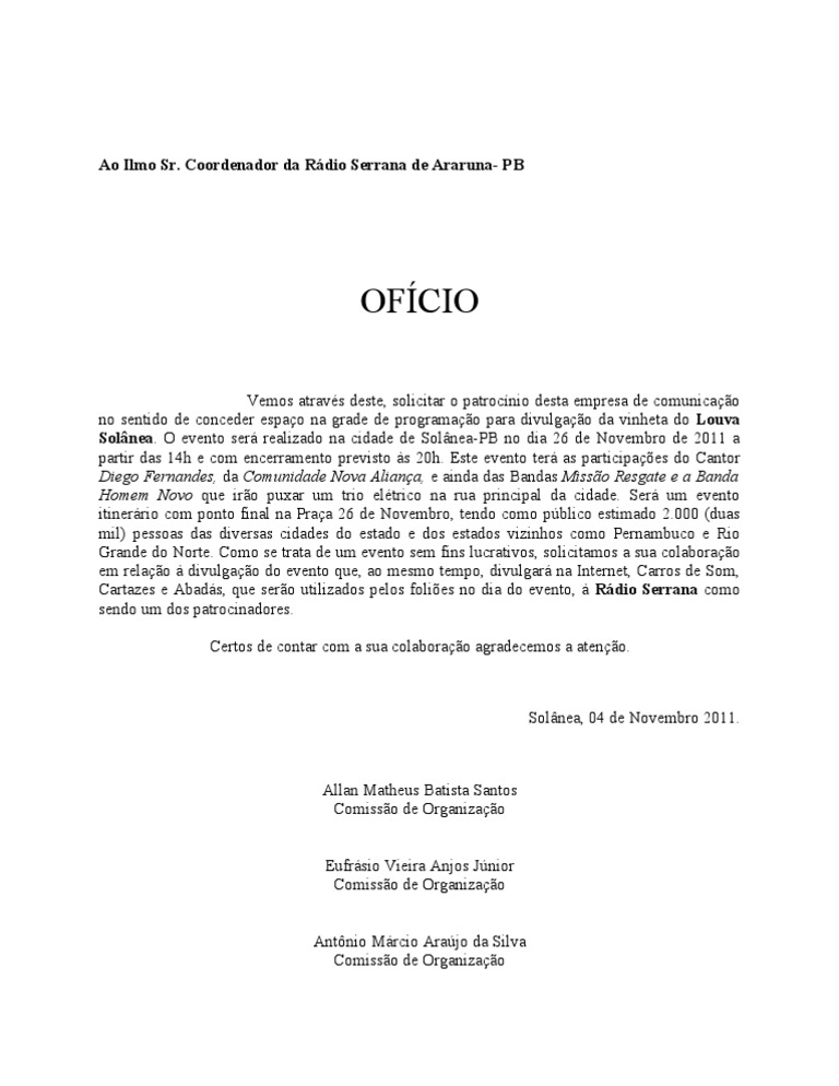 Oficio - Radio
