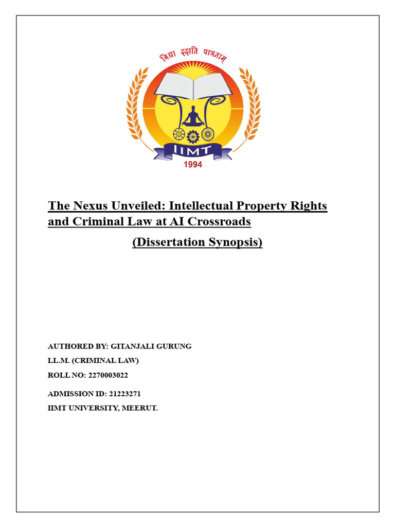 AI Impact on Intellectual Property Law | PDF | Intellectual Property ...