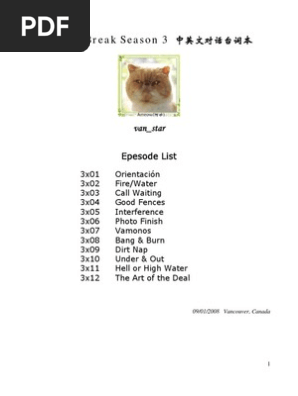 Prison Break Season 3 Pdf Violence