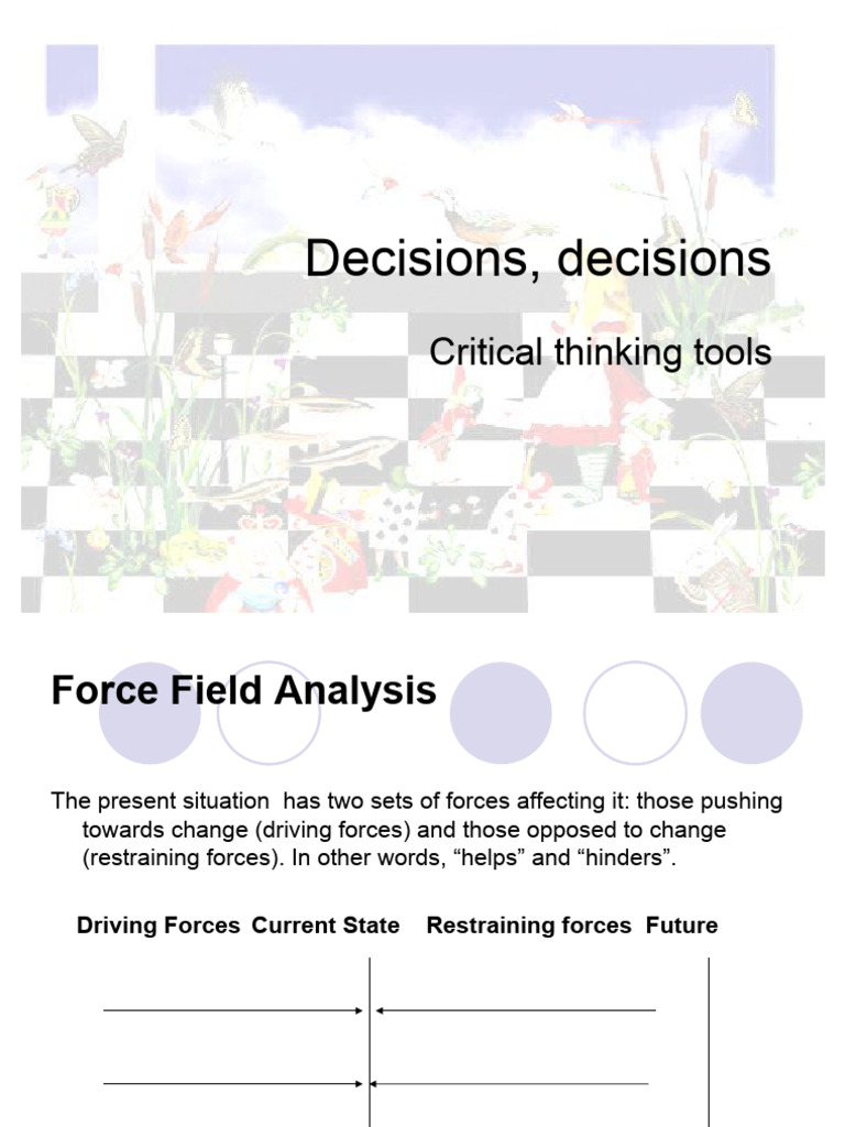 Critical Thinking Tools | PDF | Feeling | Thought