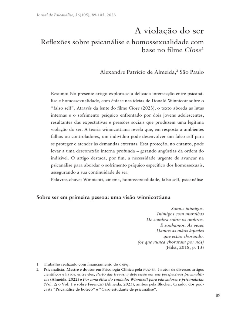 Artigo almeida alexandre patricio a viola o do ser reflex es