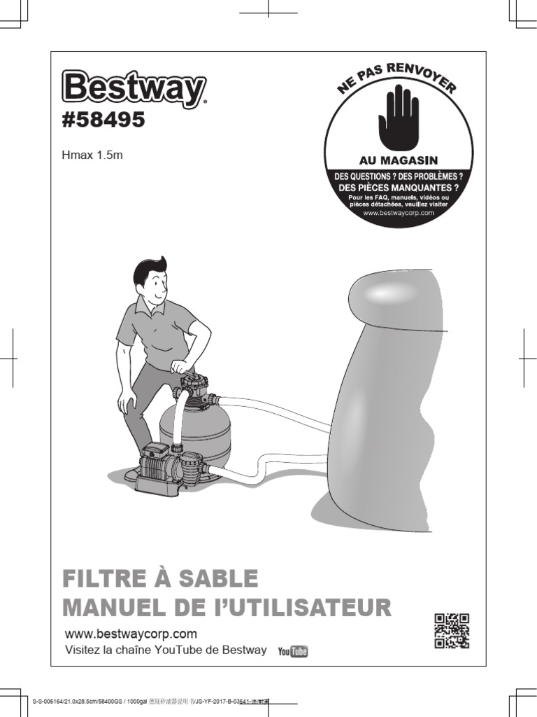 Bestway Filtre 58495-Fr | PDF | Filtration | Piscine