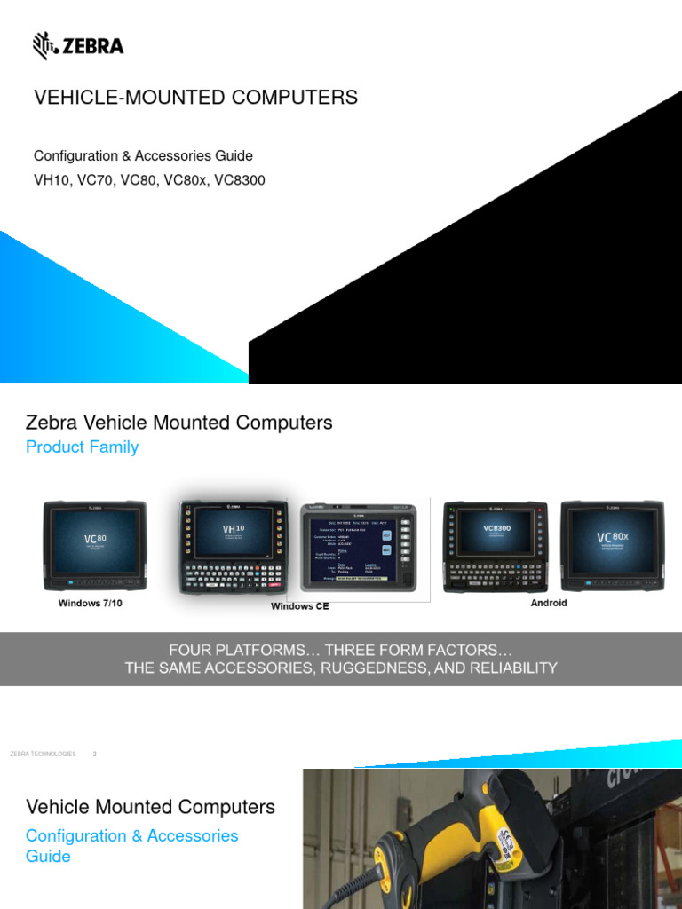 Zebra vc8300 Zubehoer en PDF Power Supply Antenna (Radio)