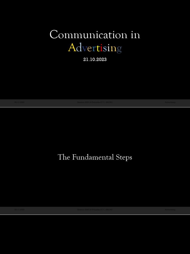 Advertising Strategy and Creative Process | PDF | Advertising | Target ...