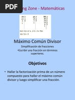 Download Mximo Comn Divisor by Learning Zone SN74040605 doc pdf