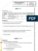 Devoir de Contrôle N°1 - Physique - 1ère AS (2008-2009) MR Bouali