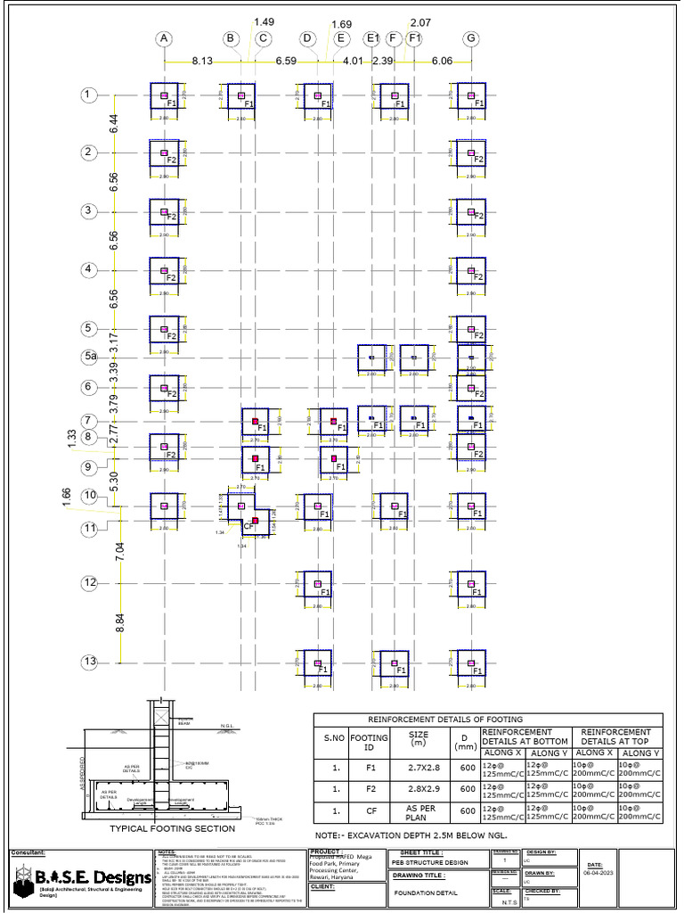 PEB Structure Design for Food Park | PDF | Building Engineering ...