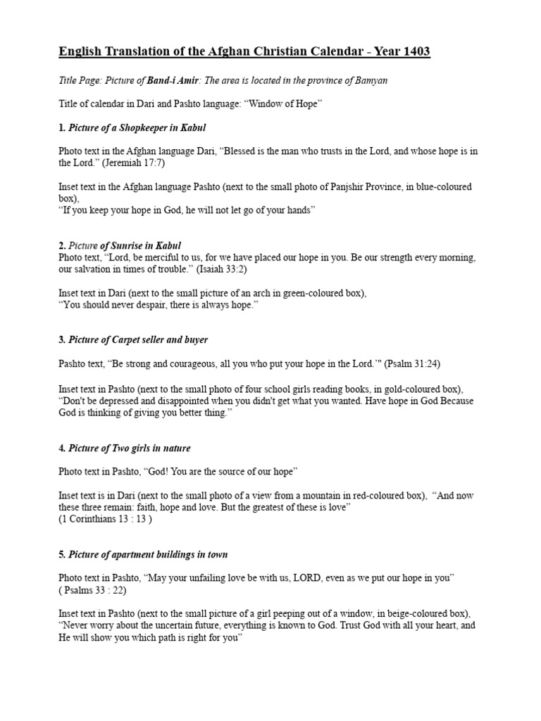 Calendar English Pronunciation