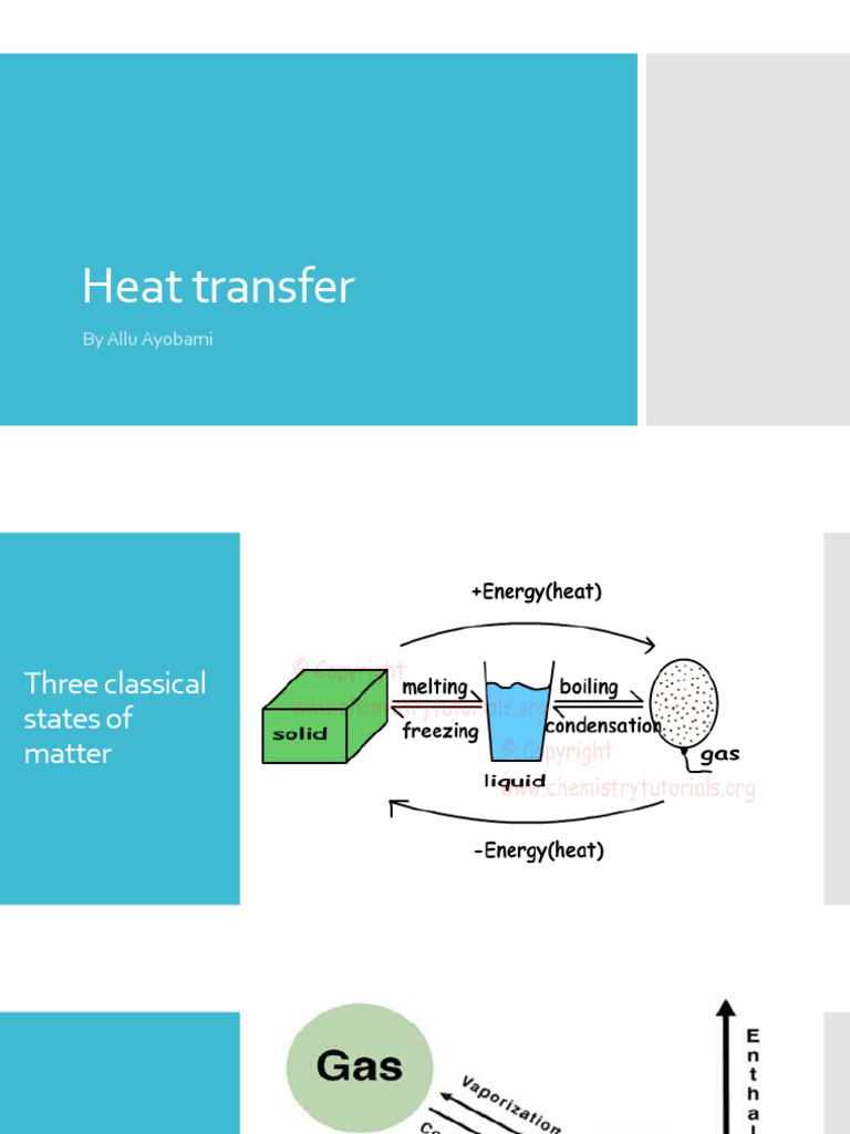 Week 11 heat transfer pdf latent heat heat