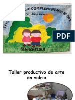 Taller Productivo de Arte en Vidrio