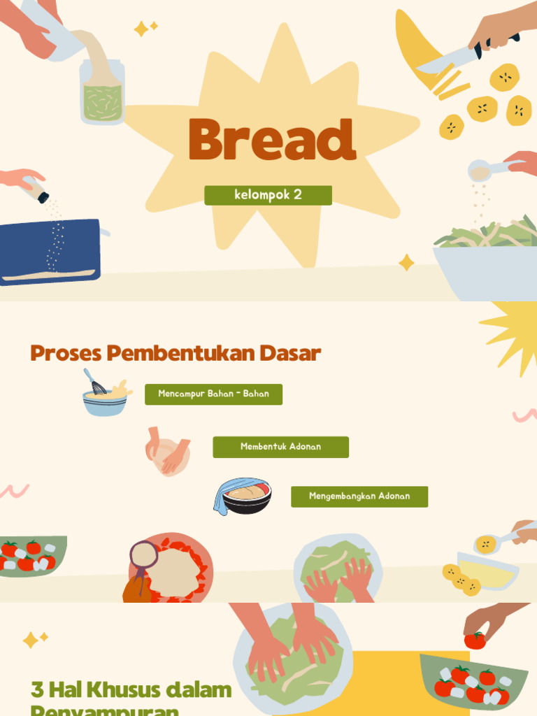 Proses Pencampuran Adonan Roti | PDF