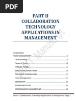 PART II - Collaboration Technology Applications in Management