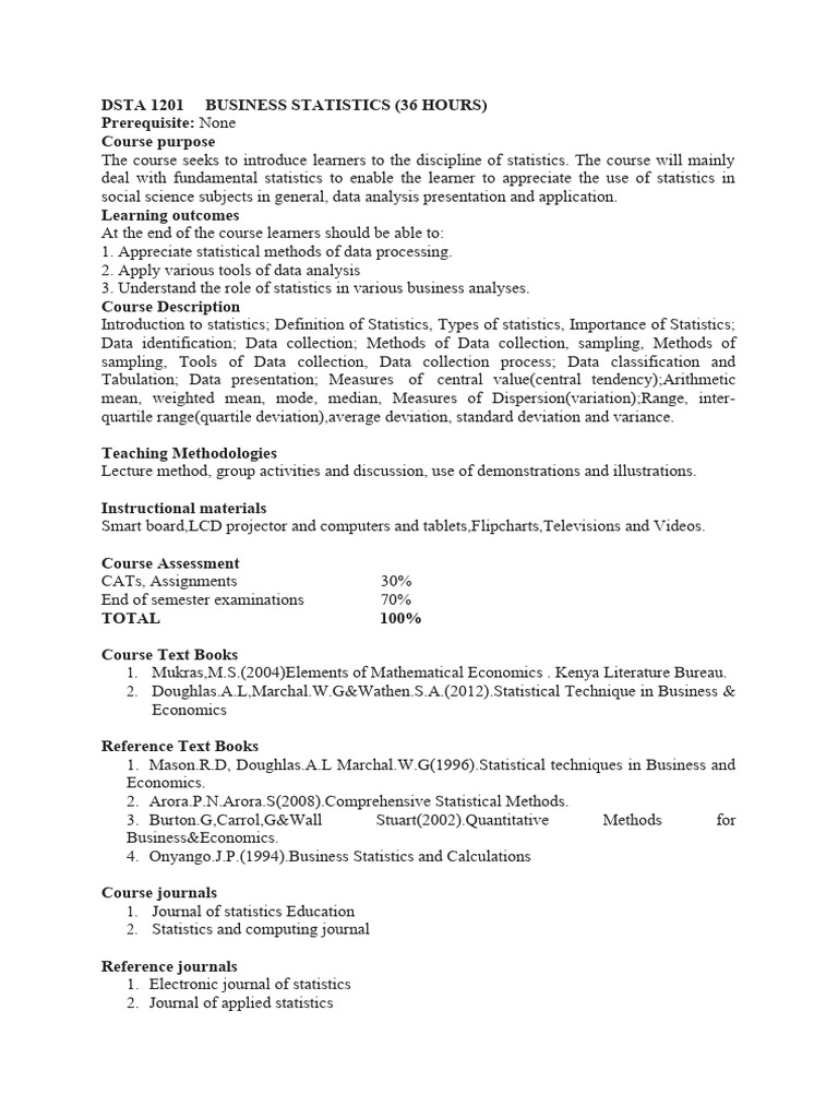 Business Statistics | PDF | Art | Computers