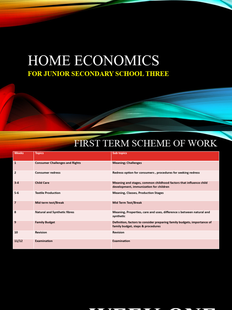 Home Economics Jss3 PDF Mediation Lawsuit
