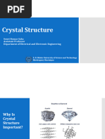 APF Calculation for Crystal Structures | PDF