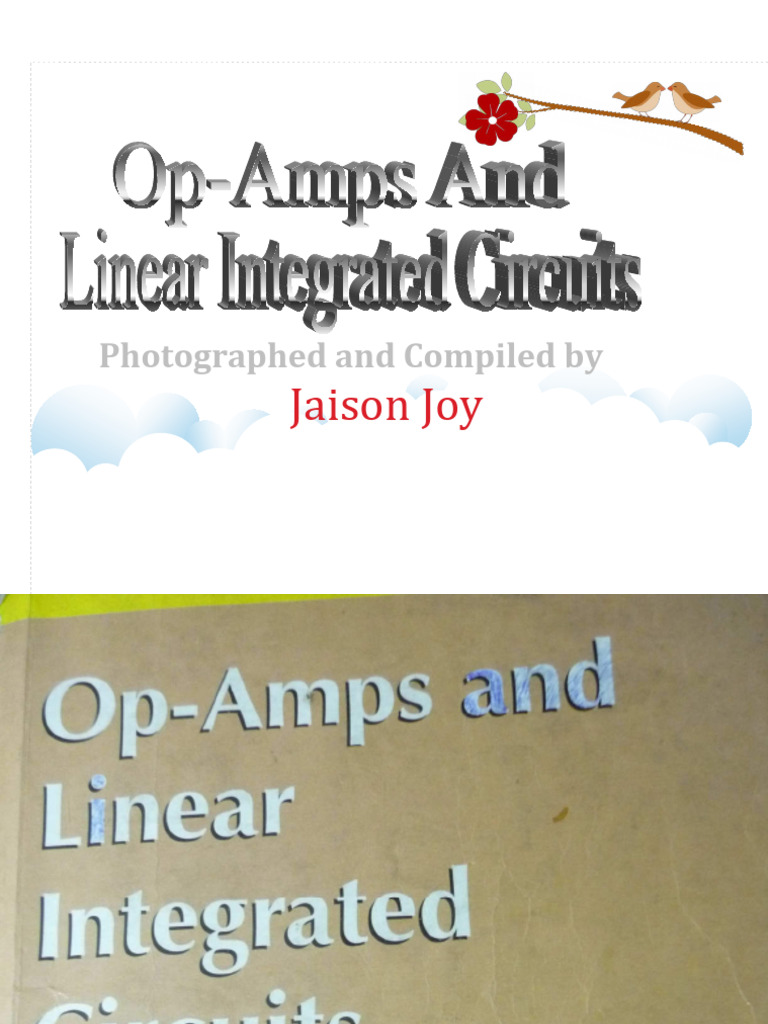 Op amps and linear integrated circuit technology pdf