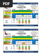 Stableford Scoring System Guide | PDF | Precision Sports | Handicapping