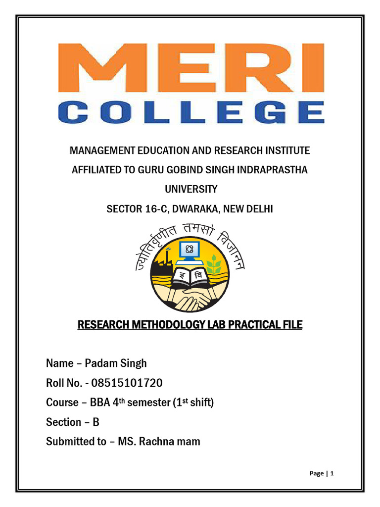RM File 2 | PDF | Sampling (Statistics) | Statistics