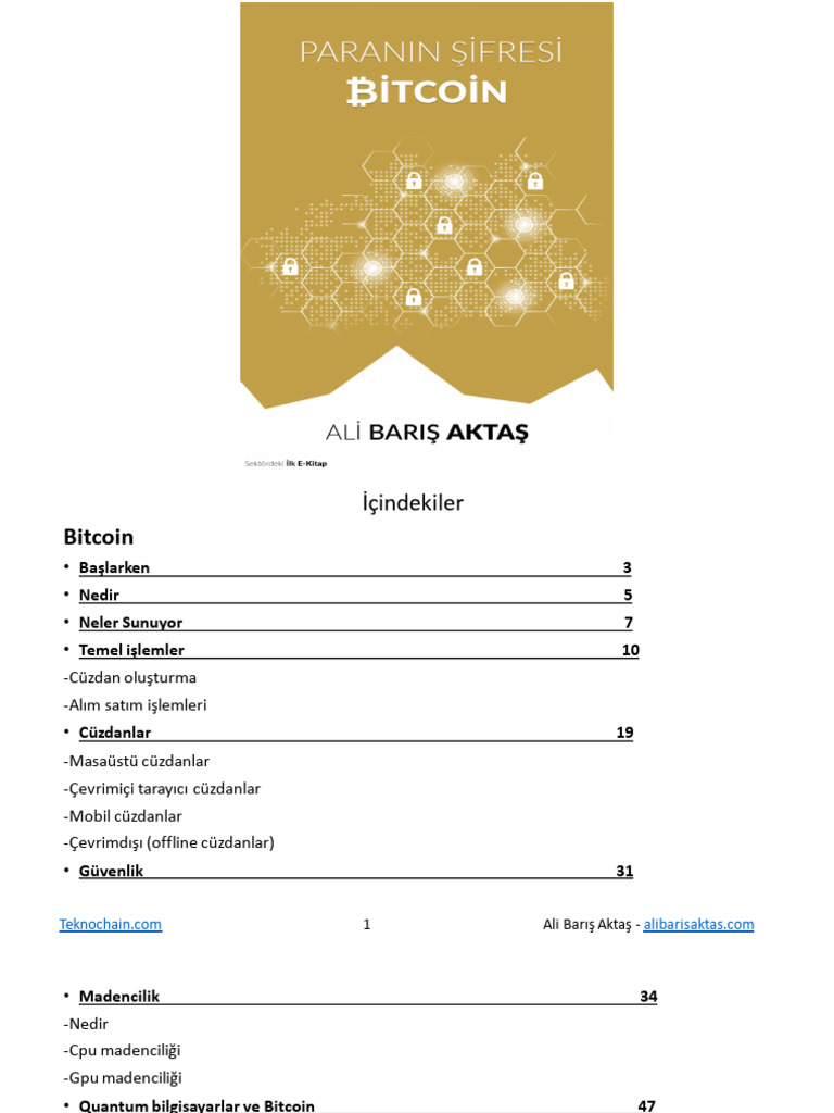 Paranın Şifresi Bitcoin | PDF