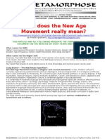 What Does The New Age Movement Really Mean?: by Anette Ignatowicz