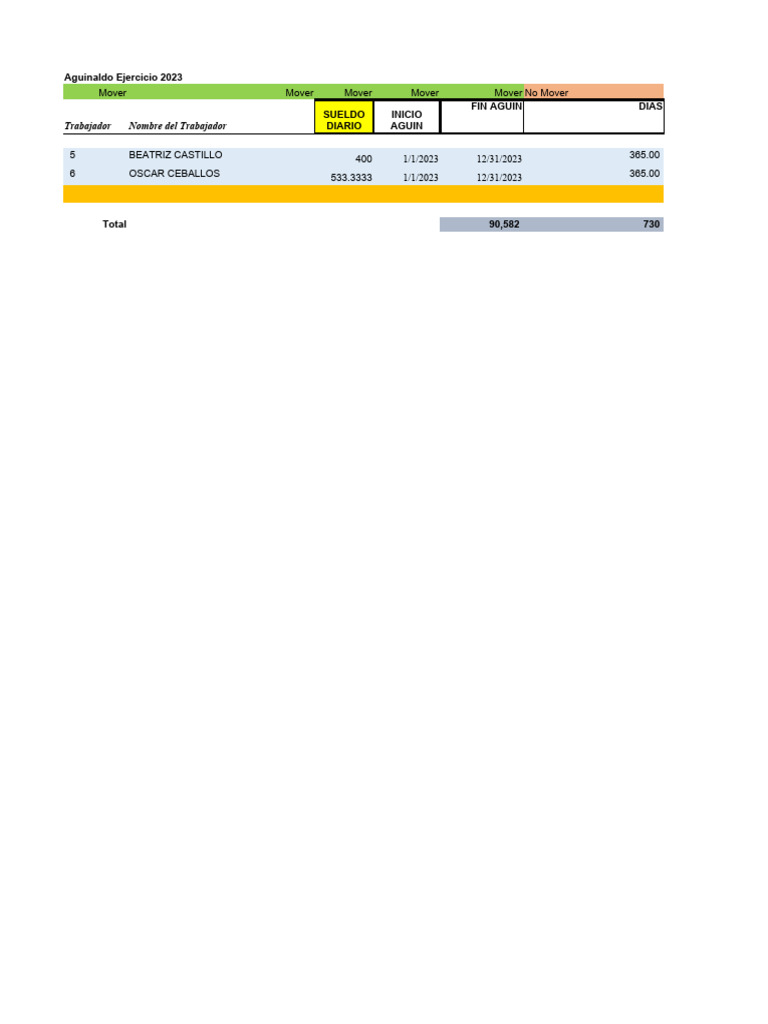 CALCULO AGUINALDO PDF