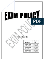 EXIM Policy Hardcopy