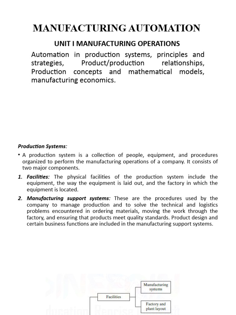 Unit 1 | PDF | Automation | System