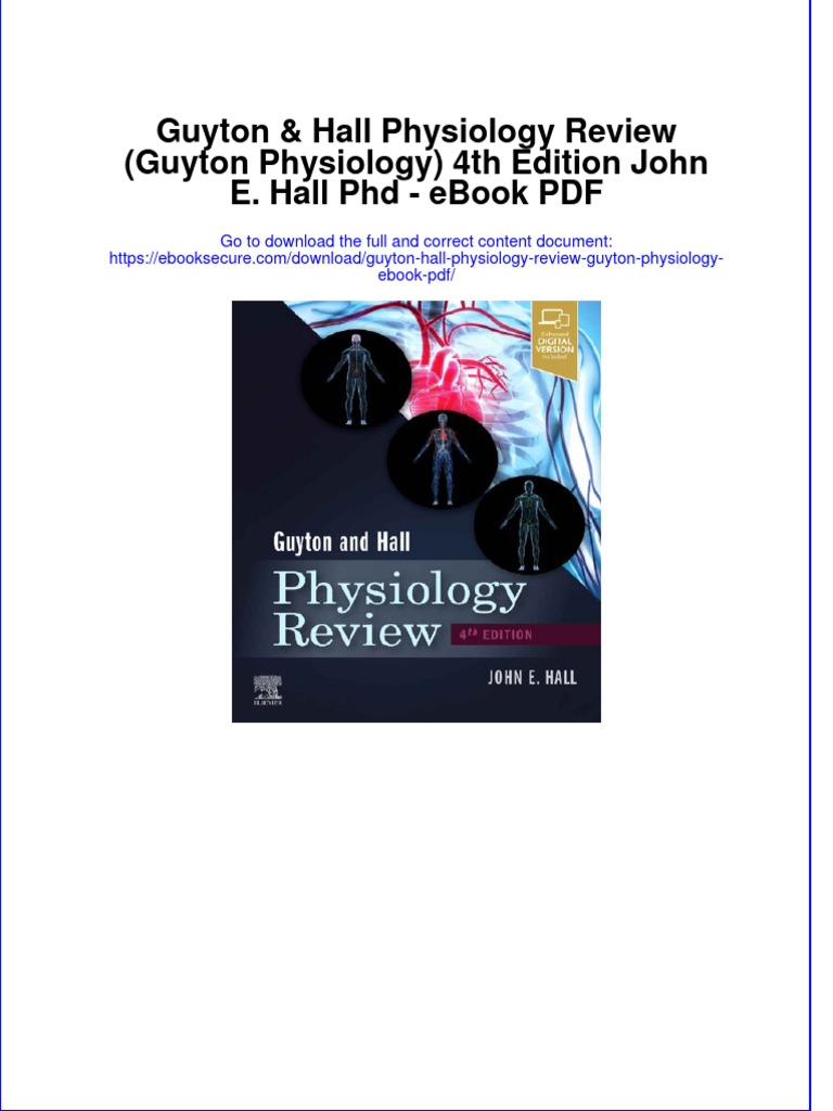 Full Download PDF of Guyton & Hall Physiology Review (Guyton Physiology
