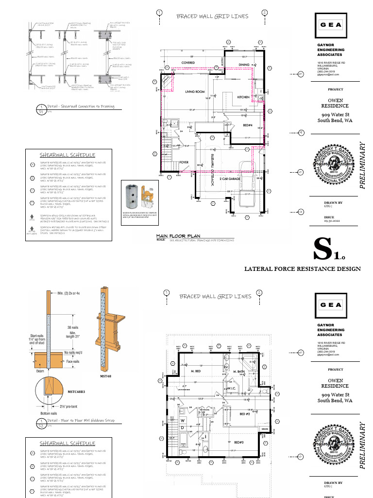Simpson Lateral Force Design Details | PDF | Framing (Construction ...